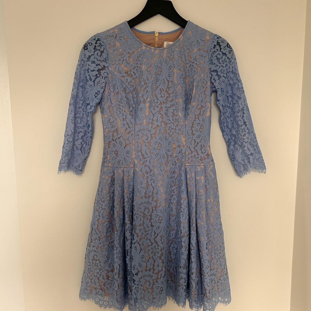 Eliza J Blue Lace Dress
